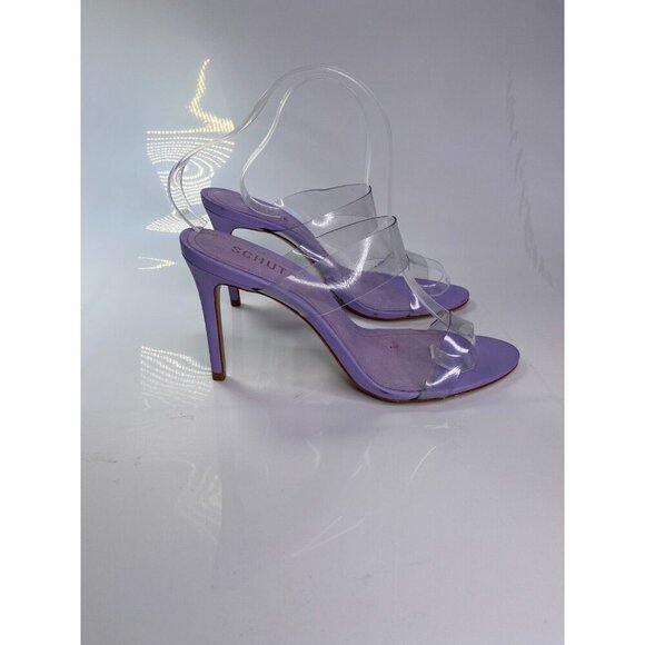 Schutz Shoes - Schutz Women's Purple Leather Heeled Sandals - Ariella Sz 8.5